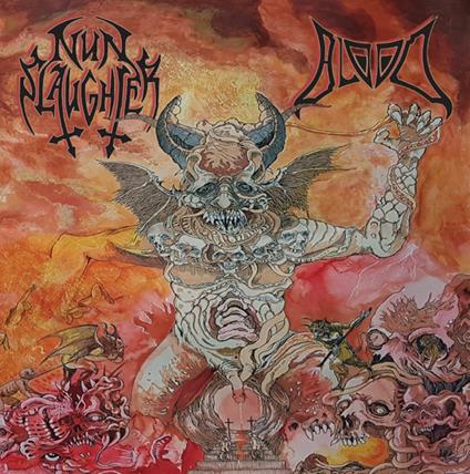 Nunslaughter/Blood - Split - Vinile LP