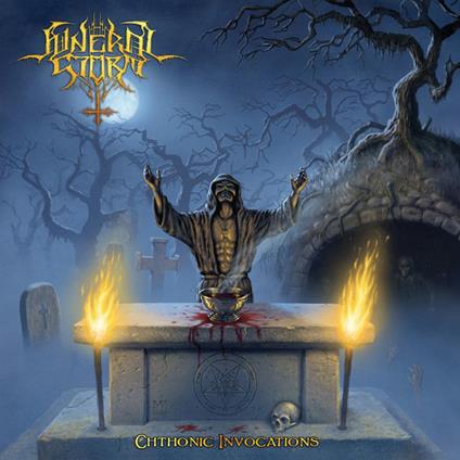 Chthonic Invocations (Black Or Blue-Clear Galaxy) - Vinile LP di Funeral Storm