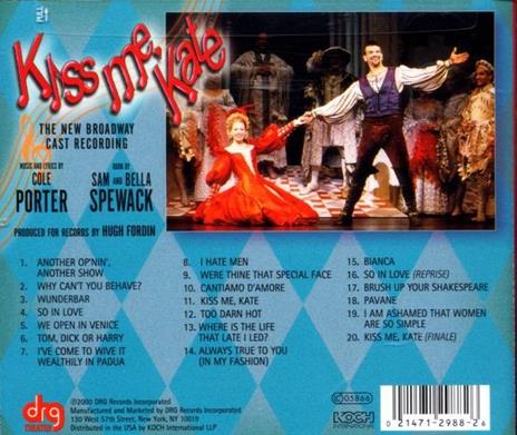 Kiss Me Kate (Colonna sonora) (Broadway Cast) - CD Audio - 2