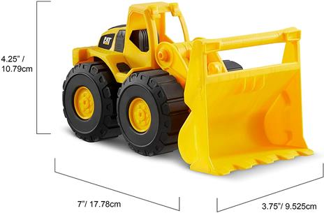 Caterpillar by Funrise Caterpillar Mini Crew confezione da 3 Veicolo da costruzione, Colore Giallo, Nero, 82360 - 4