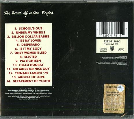 The Beast of Alice Cooper - CD Audio di Alice Cooper - 2