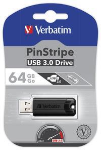 PenDrive Verbatim PinStripe 64Gb USB 3.0 (3.1 Gen 1) Type-A Nero - 11