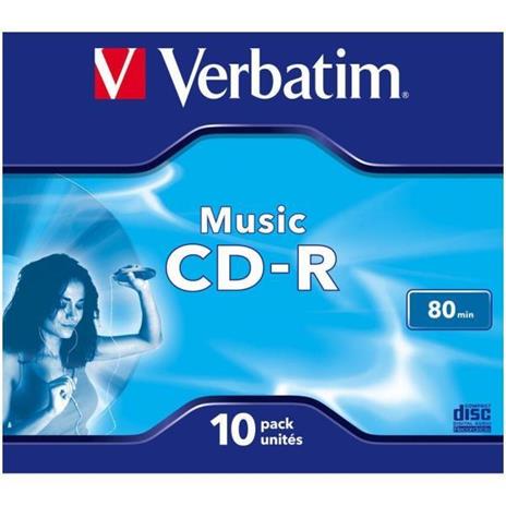 CD-RW Verbatim CD 700MB (10 Pezzi) - 8
