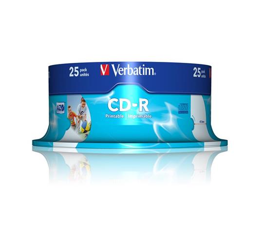 CD-RW Verbatim CD 700MB (25 Pezzi) - 8