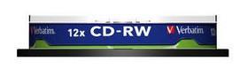 Verbatim CD-RW 12x 700 MB 10 pezzo(i)