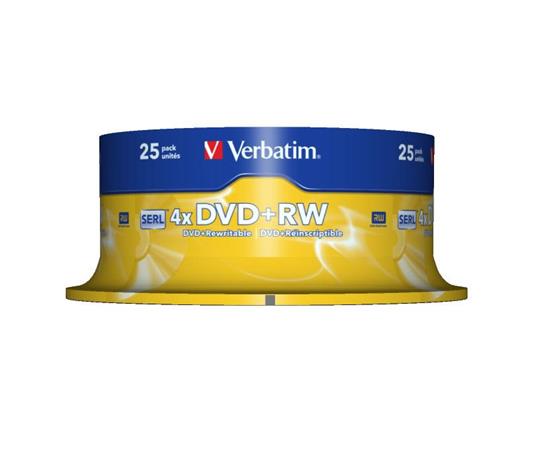 Verbatim DVD+RW Matt Silver 4,7 GB 25 pezzo(i) - 3
