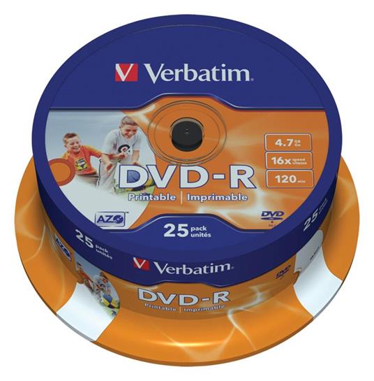 DVD-RW Verbatim DVD 4.7Gb (25 Pezzi) - 2