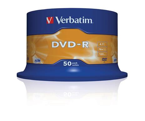 Campana Verbatim da 50 DVD-R