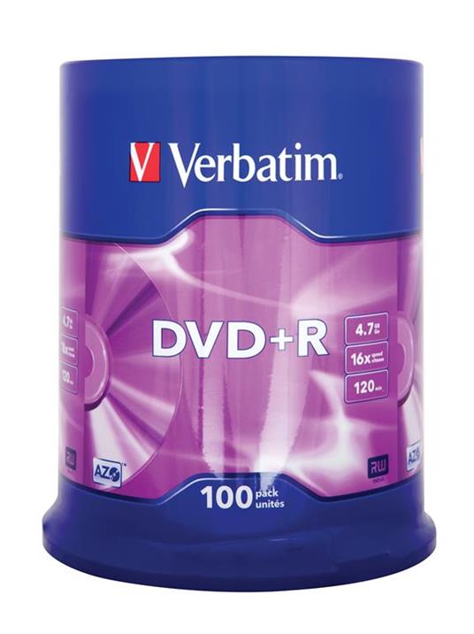 Verbatim DVD+R Matt Silver 4,7 GB 100 pz - 2