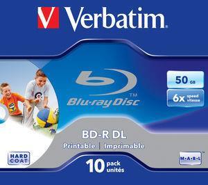 Verbatim BD-R DL 50GB 6x Wide Printable 10pk 50GB BD-R 10pezzo(i) - 2