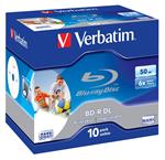 Verbatim 43736 disco vergine Blu-Ray BD-R 50 GB 10 pezzo(i)
