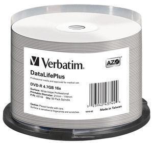 Verbatim DataLifePlus 4,7 GB DVD-R 50 pezzo(i)