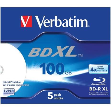 Verbatim BD-R XL 100Gb 4x, 5-pack - 2