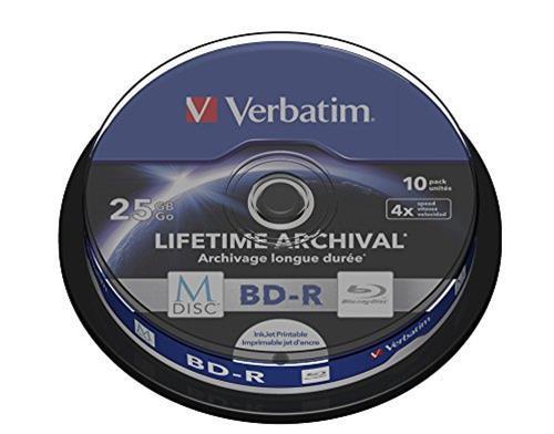 Campana 10 M-Disc BD-R 25Gb 4X Verbatim - 7