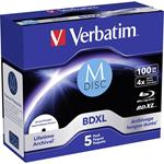 Verbatim 43834 disco vergine Blu-Ray BDXL 100 GB 5 pezzo(i)