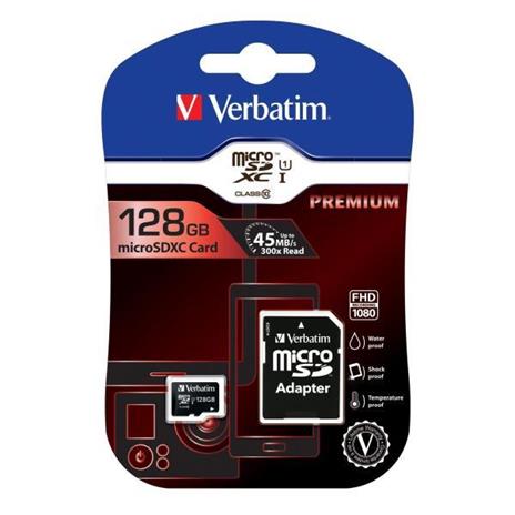 Memory Card Verbatim microSDXC 128Gb UHS-I Class 10 - 3