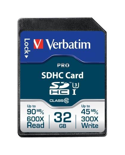 Verbatim Pro memoria flash 32 GB SDHC Classe 10 UHS