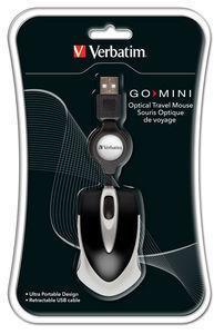Verbatim Mouse ottico da viaggio Go Mini - Nero - 3
