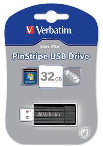 Verbatim PinStripe - Memoria USB da 32 GB - Nero - 13