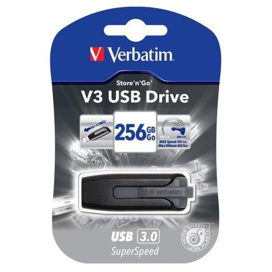 PenDrive Verbatim USB 3.0 256Gb USB 3.0 (3.1 Gen 1) Type-A Nero - 6