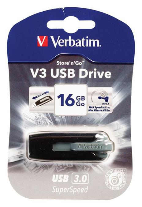 Pendrive Verbatim USB 3.0 16Gb Nero - 10
