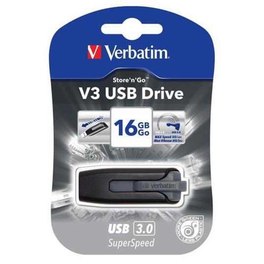 Pendrive Verbatim USB 3.0 16Gb Nero - 4
