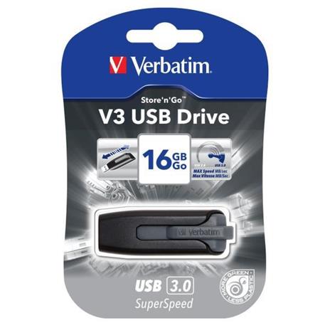 Pendrive Verbatim USB 3.0 16Gb Nero - 2