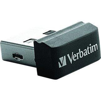 Verbatim Nano - Memoria USB da 32 GB con Adattatore Micro USB - Nero
