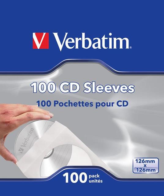 Verbatim 100 custodie per CD (carta)