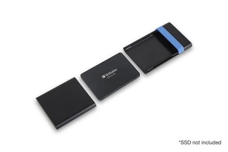 Verbatim Store'N'Go Enclosure Kit Enclosure HDD/SSD Nero, Blu 2.5" - 2