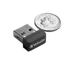 Verbatim Store 'n' Stay NANO - Memoria USB da 16 GB - Nero - 11