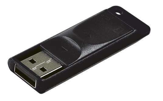 Verbatim Slider - Memoria USB da 64 GB - Nero - 6