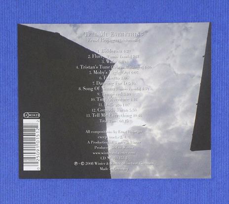 Tell Me Everything - CD Audio di Ernst Reijseger - 2