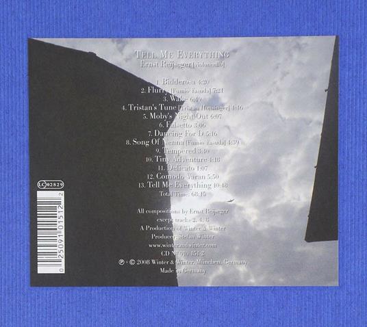 Tell Me Everything - CD Audio di Ernst Reijseger - 2