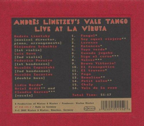 Live at la Virura - CD Audio di Vale Tango,Andres Linetzky - 2