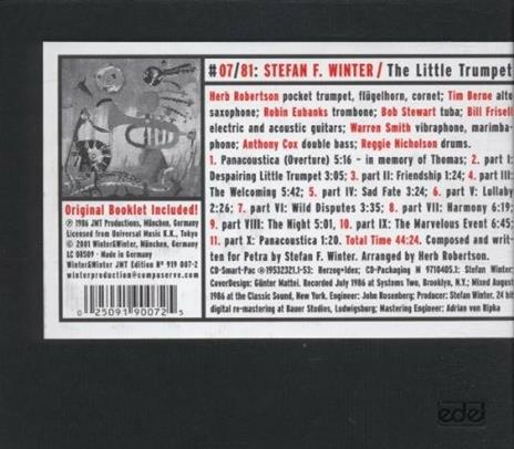 The Little Trumpet - CD Audio di Stefan Winter - 2