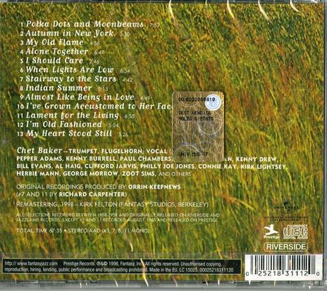 The Art of the Ballad - CD Audio di Chet Baker - 2