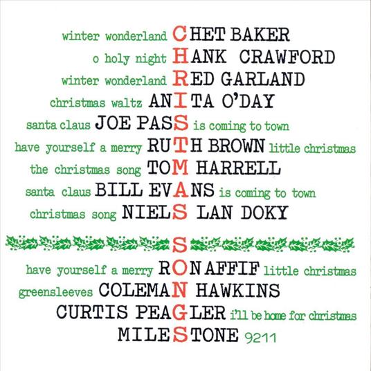 Milestone Artists Christmas Songs - CD Audio