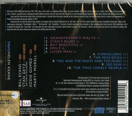 But Beautiful - CD Audio di Bill Evans,Stan Getz - 2