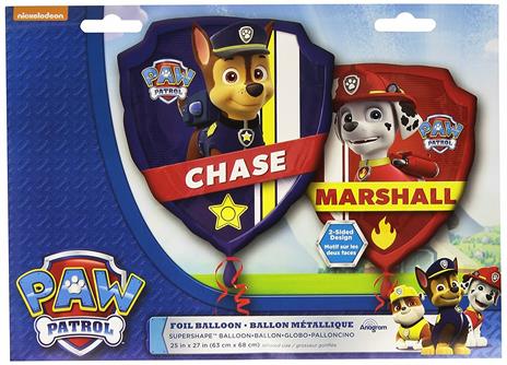 Paw Patrol. Palloncino Sagomato Mylar - 3