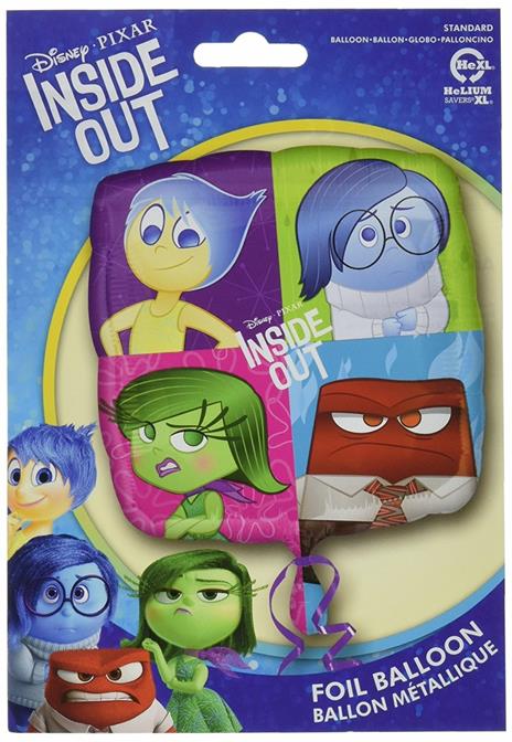 Inside Out. Palloncino Mylar 45 Cm - 3