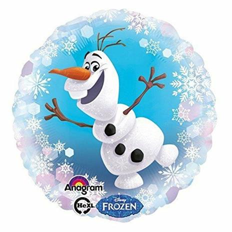 Frozen. Palloncino Mylar Olaf 45Cm