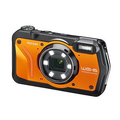 Ricoh WG-6 Fotocamera compatta 20 MP CMOS 3840 x 2160 Pixel 1/2.3" Nero, Arancione - 2