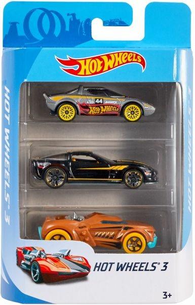 Hot Wheels- Pack con 3 macchinine, veicoli con dettagli realistici, per  bambini 3+anni - Hot Wheels - Hot Wheels - Macchinine - Giocattoli