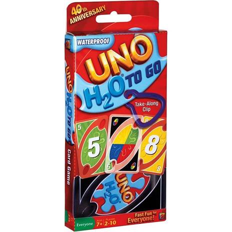 Mattel Games UNO H2O Gioco di Carte Impermeabile - 3