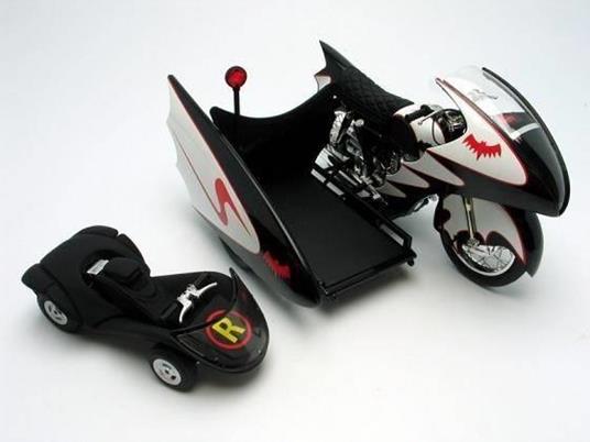 Batman Diecast Model 1/12 Bat Bike Motocicletta di Batman (Tv Serie 1966) - 2