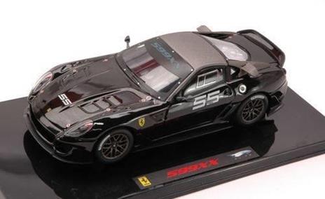 Modellino Hot Wheels Hwt6264 Ferrari 599 Xx Racing N.55 Black 1:43