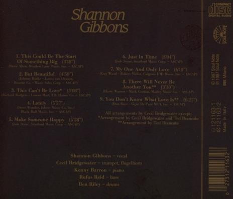 Shannon Gibbons - CD Audio di Shannon Gibbons - 2