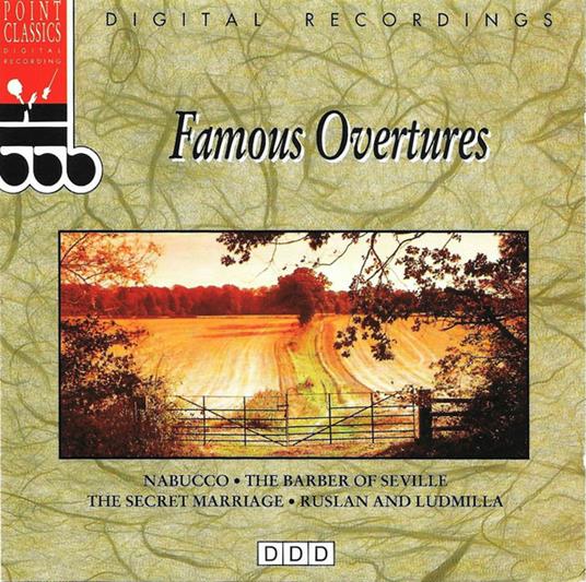 Famous Ouvertures - CD Audio
