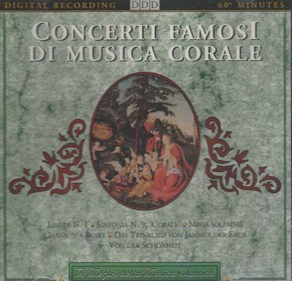 Concerti famosi di musica corale - CD Audio
